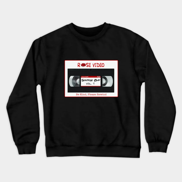 Rose Video Crewneck Sweatshirt by Tiny Baker